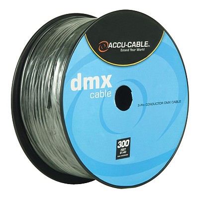 American Audio AC3CDMX300 | 300ft Raw DMX Wire Spool