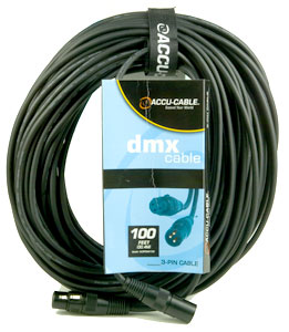 American DJ AC3PDMX100 ACCU 100ft DMX Cable