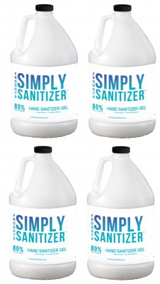 Simply Sanitize - Hand Sanitizer Gel (4 Gallon Case)