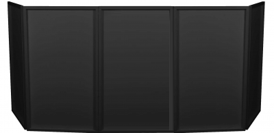 JMaz Event Facade Booth (Black) | Foldable, 5 Panel