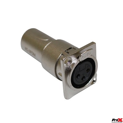 ProX XC-3FDM | Panel Mount XLR Female To Male Adapter