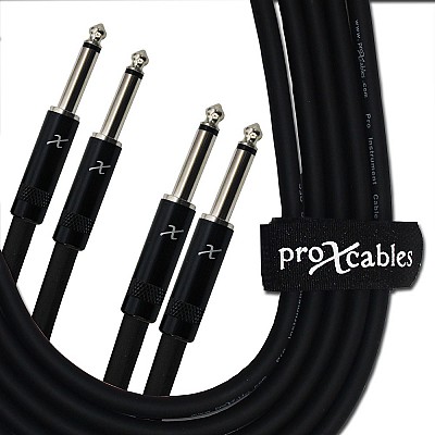 ProX XC-DP05 | 5' Dual 1/4" to Dual 1/4" Mono Cable