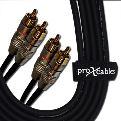 ProX XC-DRCA10 | 10' Dual RCA to Dual RCA Cable