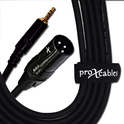 ProX XC-MXM10 | 10' 1/8" TRS to XLR-M Cable
