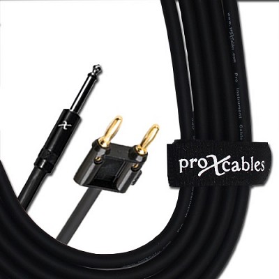 ProX XC-QB25 | 25' 1/4" TS to BANANA Cable