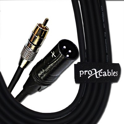 ProX XC-RXM50 | 50' XLR-M to RCA Cable