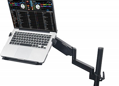ProX XZF-LTARM PKG BL | Laptop Stand Sys for Control Tower DJ Booth