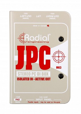 Radial Engineering JPC | Active DI Box for Laptops and Line Sources