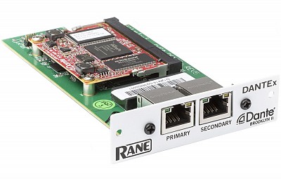 Rane DanteX | Interface Card for Terminal 1010X Processor