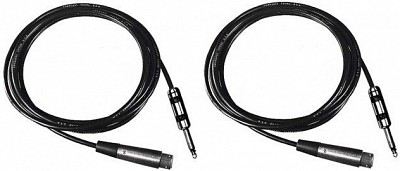 Technical Pro HiFi 5ft 1/4in to Female XLR (pair)