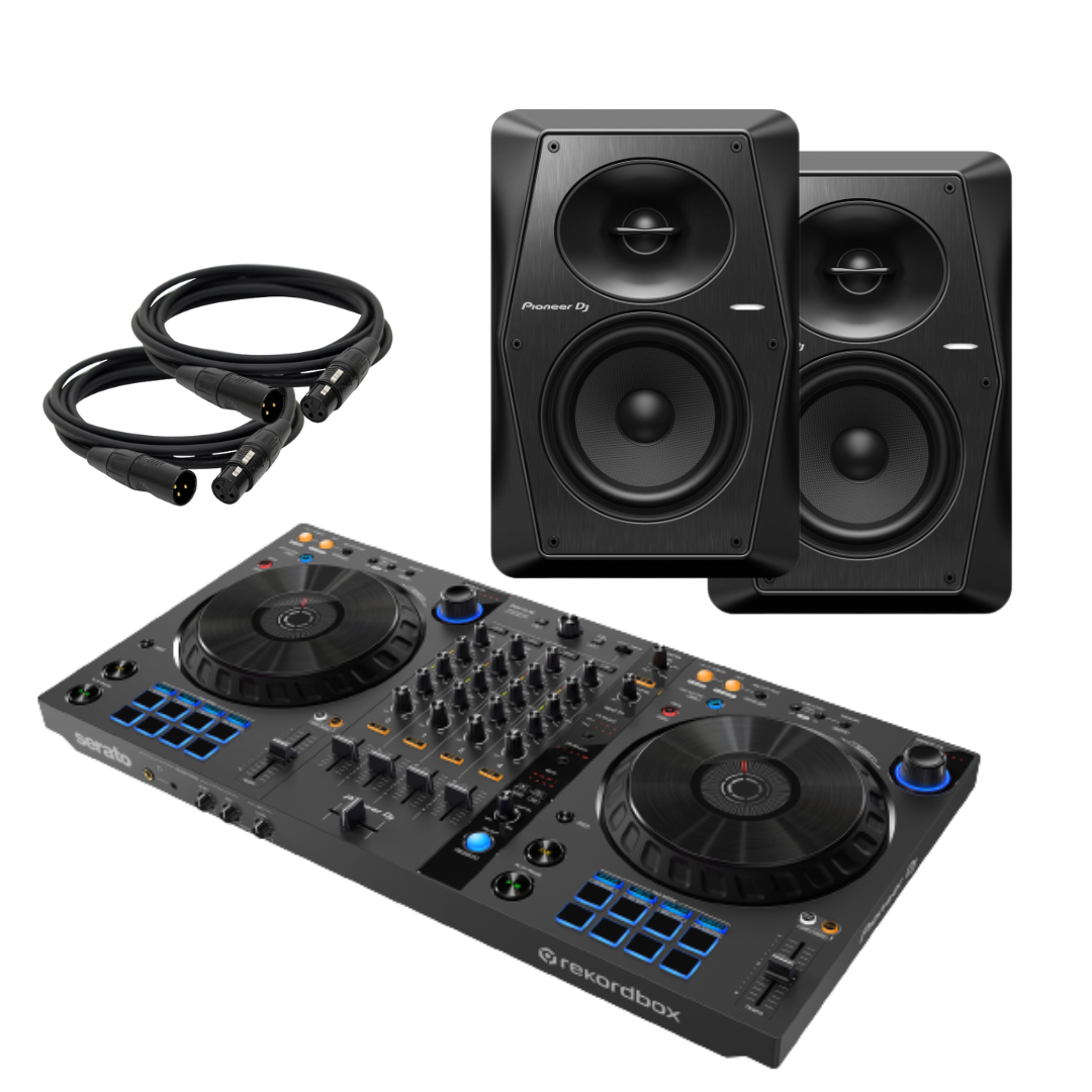Pioneer DJ DDJ-FLX6-GT with Monitors | KPODJ