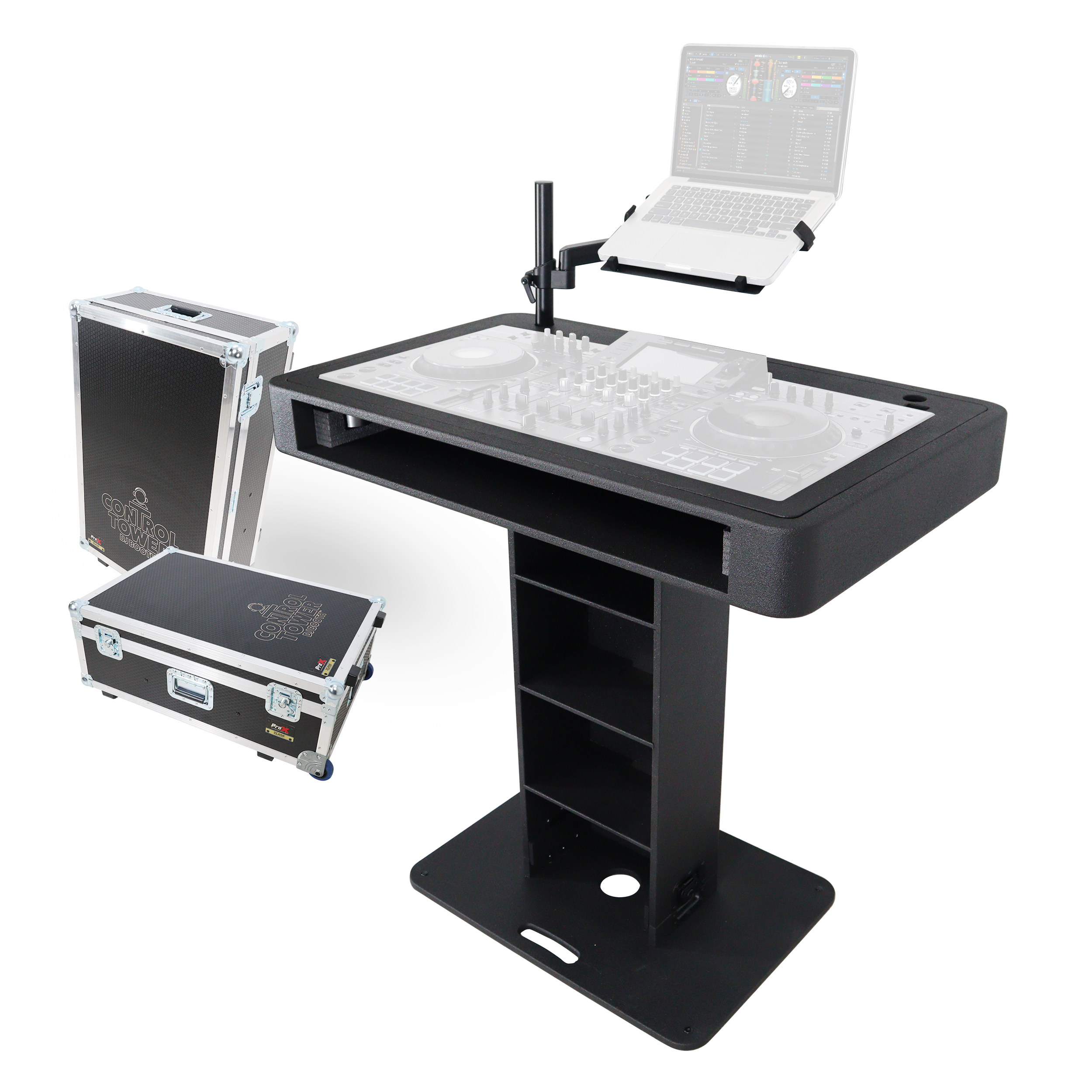 prox-xzf-djct-bl-case--control-tower-dj-booth-w--laptop-stand-and-flight-cases.jpg