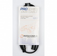 American DJ AC3PDMX3PRO (Pro Series 3-foot DMX Cable - 3-pin male to 3-pin female)