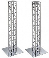 (2) Global Truss 6.4ft Square Truss Totem Package w/ Large Base Plates | F34 Totem Pack