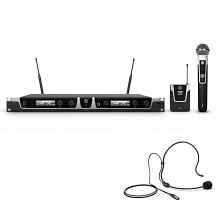 LD Systems U505 HBH 2 | Wireless Microphone System with Bodypack, Headset and Dynamic Handheld Microphone