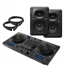 Pioneer DJ DDJ-FLX6-GT with Monitors