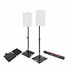 ProX X-POLARIS BL X2 | 2x Speaker/Lighting Stand and Bags