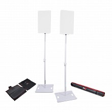 ProX X-POLARIS WH | 2x Speaker/Lighting Stand and Bags