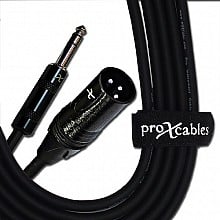 ProX XC-PXM25 | 25' 1/4" to XLR-M Cable