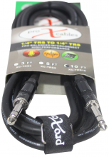 ProX XC-TRS10 | 10' 1/4" TRS to 1/4" TRS Cable