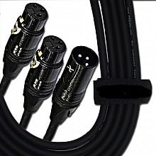 ProX XC-YXM25 | 25' XLR-M to Dual XLR-F Cable