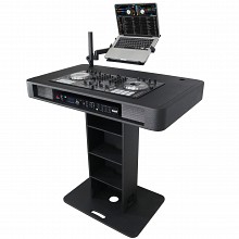 ProX XZF-DJCT BL | Black Control Tower DJ Booth: DDJ-XZ, DDJ-1000, DDJ-REV7, Rane One