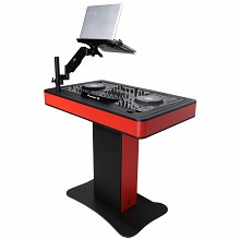 ProX XZF-DJCT RB CASE | Control Tower DJ Booth w/ Laptop Stand & Flight Case