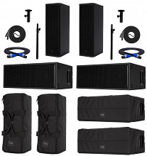 RCF TT Pack Mobile | 2x TT-515 & 2x TT-808 System with Bags & Accessories